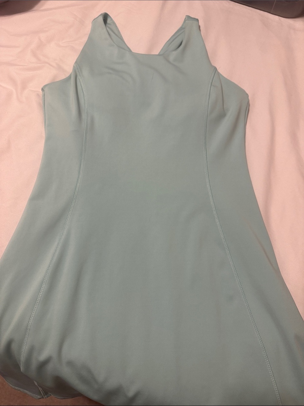 ZELOS Pale Mint Mini Tank Dress